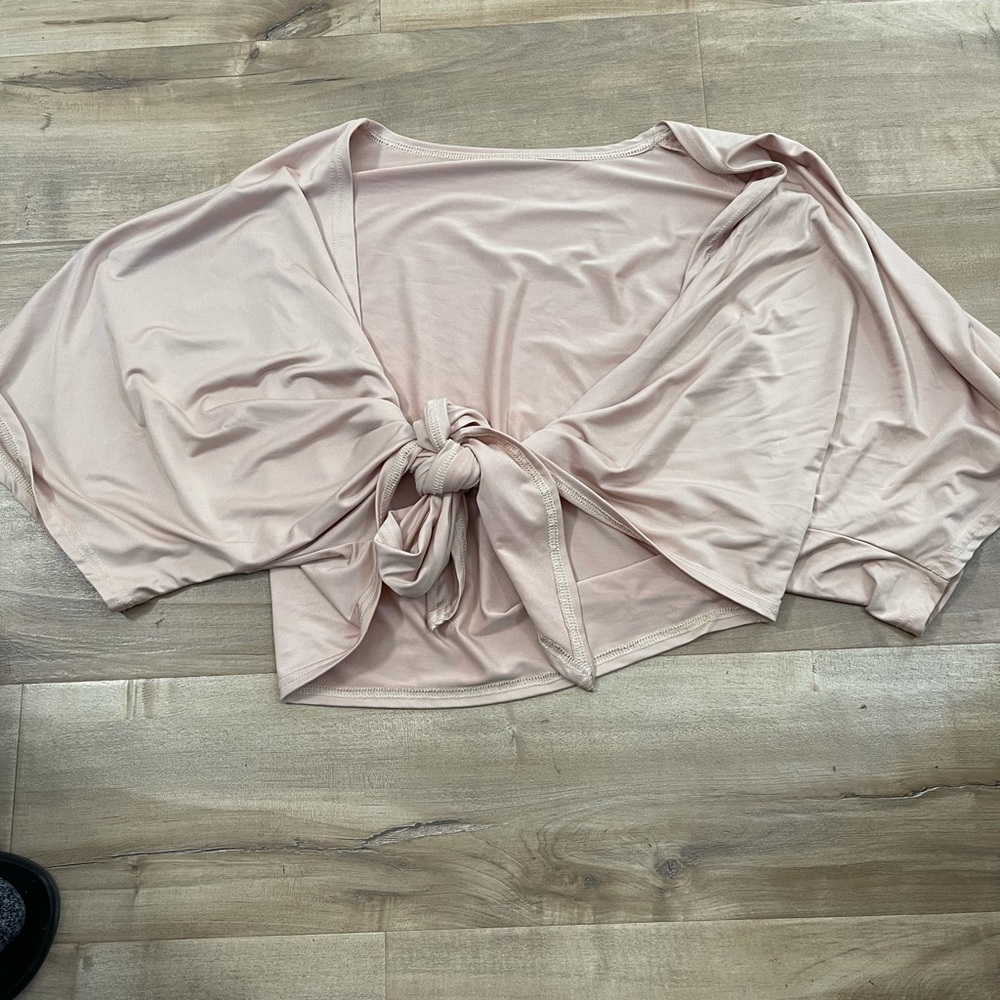 2 piece bell bottom & tie top